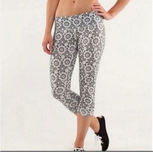 Lululemon Wunder Under Twiggy Floral Nimbus Print Crop Leggings